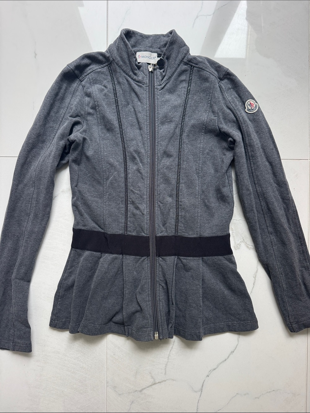 Moncler zip up sweater